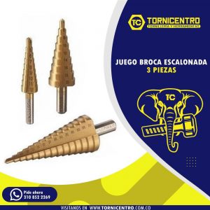 JGO BROCA ESCALONADA X 3PZ