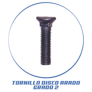 TORNILLO DISCO ARADO GRADO 2