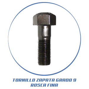 TORNILLO ZAPATA GRADO 9 ROSCA FINA (CATERPILAR)