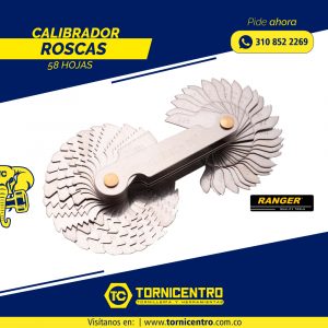 CALIBRADOR ROSCAS 58 HOJAS - RANGER