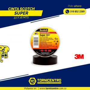 CINTA SCOTCH SUPER 33 X 18MT