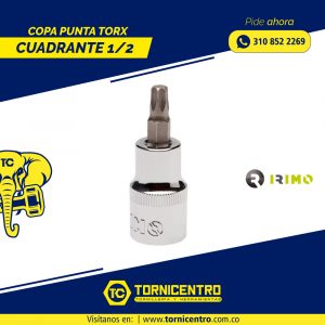 COPA PUNTA TORX CUADRANTE 1/2