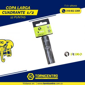 COPA LARGA CUADRANTE 1/2 12 PUNTAS