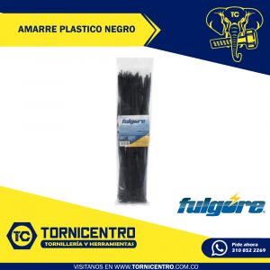AMARRE PLASTICO NEGRO