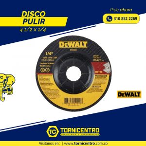 DISCO PULIR 4.1/2 X 1/4