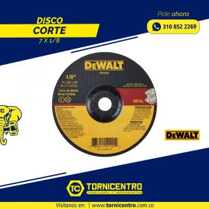 DISCO CORTE 7 X 1/8