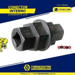 CONECTOR INTERNO CUADRANTE 3/8