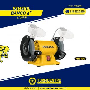 ESMERIL BANCO 5" 1/16HP