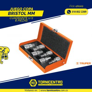 JUEGO COPA BRISTOL MM CUADRANTE 1/2 6PZ