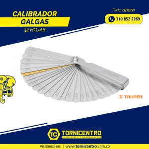 CALIBRADOR GALGAS 32 HOJAS