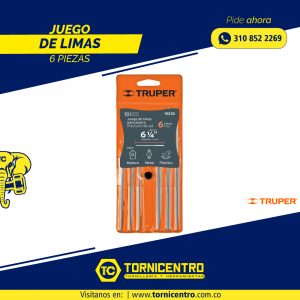 JUEGO DE LIMAS 6 PZ