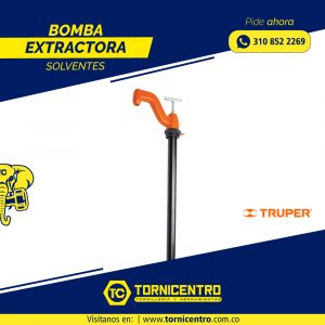 BOMBA EXTRACTORA SOLVENTES