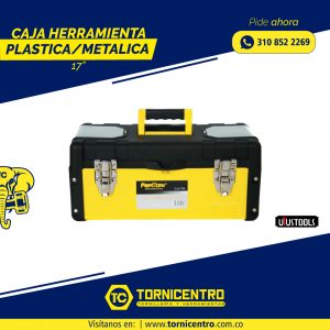CAJA HERRAMIENTA PLASTICA/METALICA 17"