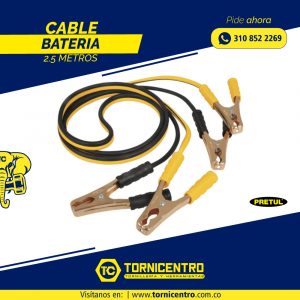 CABLE BATERIA 2.5MT