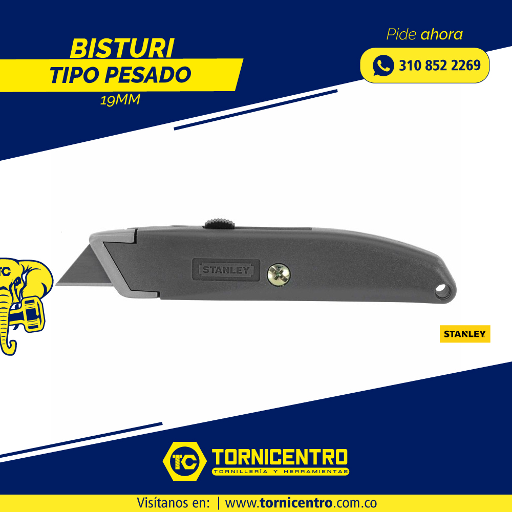 BISTURI TIPO PESADO 19MM