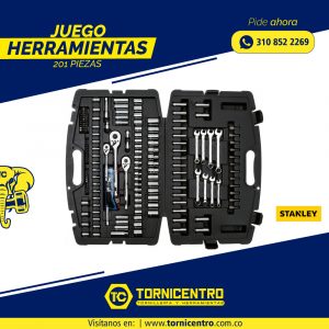 JUEGO HERRAMIENTAS 201 PIEZAS