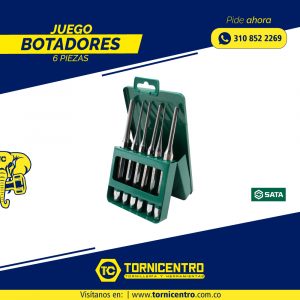 JUEGO BOTADORES X 6 PIEZAS