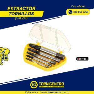 EXTRACTOR TORNILLOS 5 PIEZAS