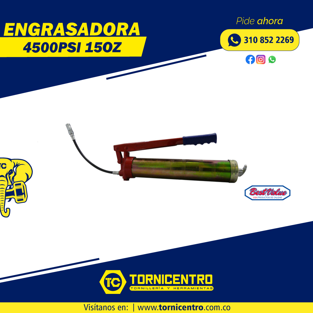 ENGRASADORA 4500PSI 15OZ - BEST VALUE