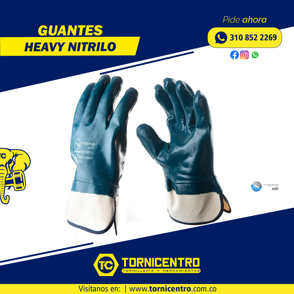 GUANTE HEAVY NITRILO
