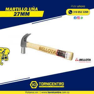 MARTILLO UÑA 27MM - BELLOTA