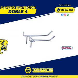 GANCHO EXHIBICION DOBLE 4