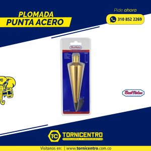 PLOMADA PUNTA ACERO