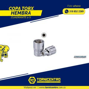 COPA TORX HEMBRA CUADRANTE 1/2 - CROSSMAN