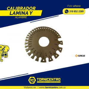 CALIBRADOR LAMINA Y ALAMBRE