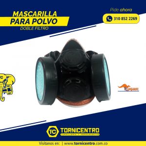 MASCARILLA PARA POLVO DOBLE FILTRO