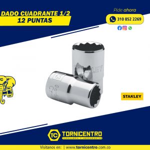 DADO CUADRANTE 1/2 - 12 PUNTAS - STANLEY