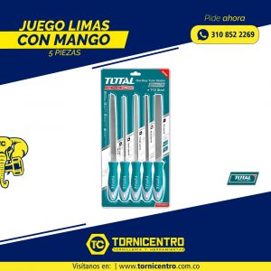JUEGO LIMAS CON MANGO X 5 PIEZAS