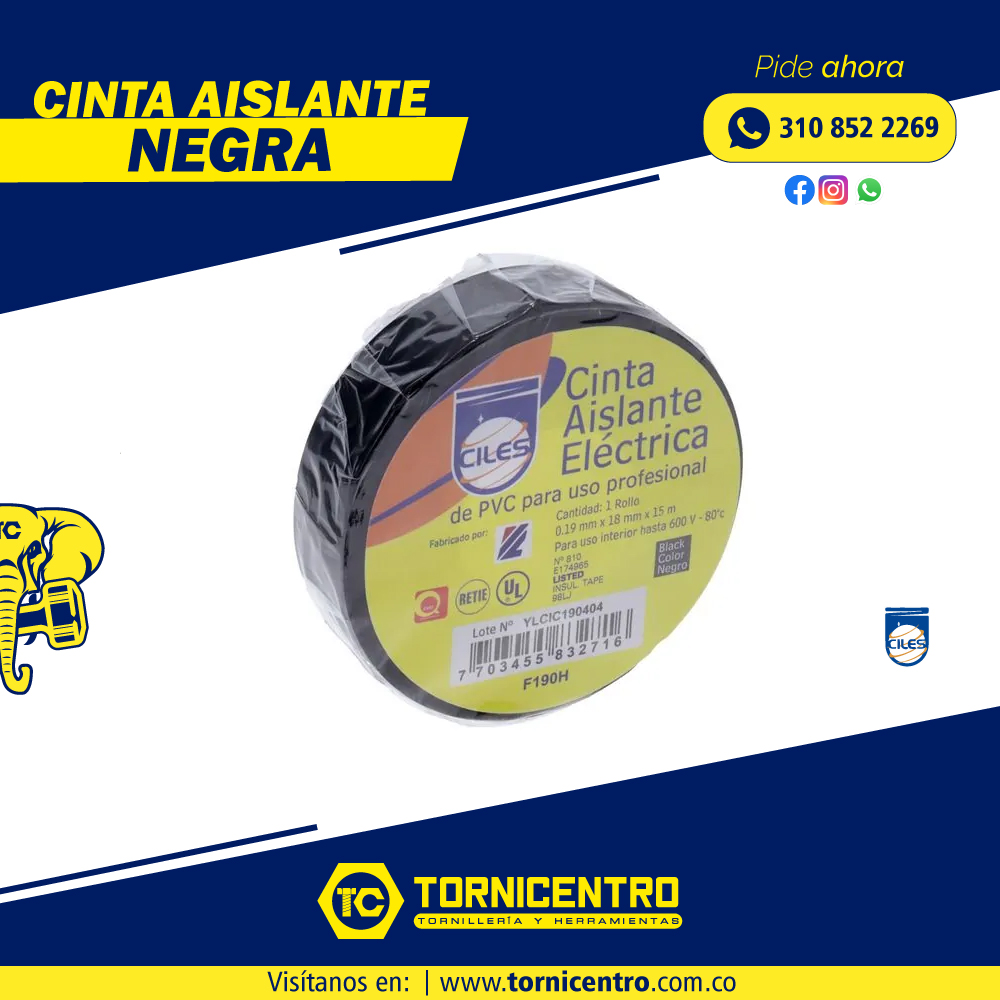 CINTA AISLANTE NEGRA