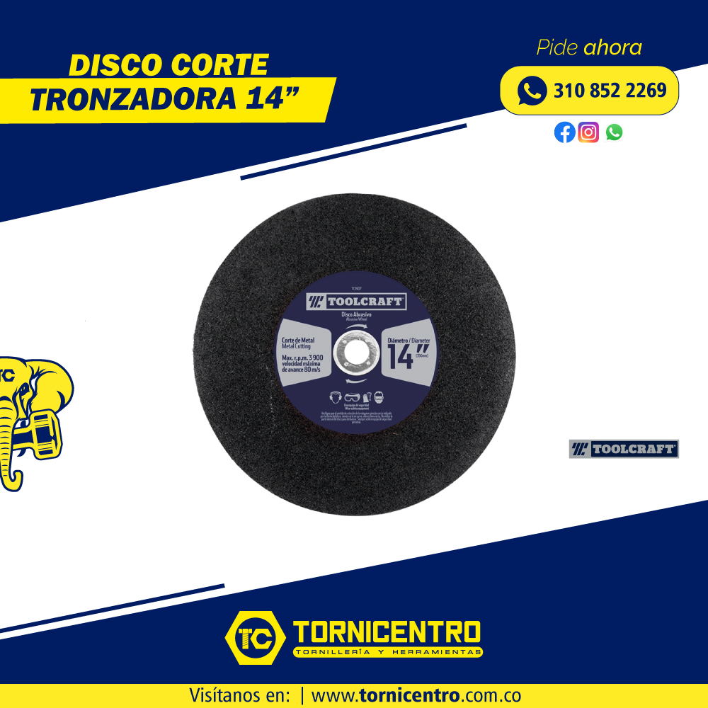 DISCO CORTE TRONZADORA