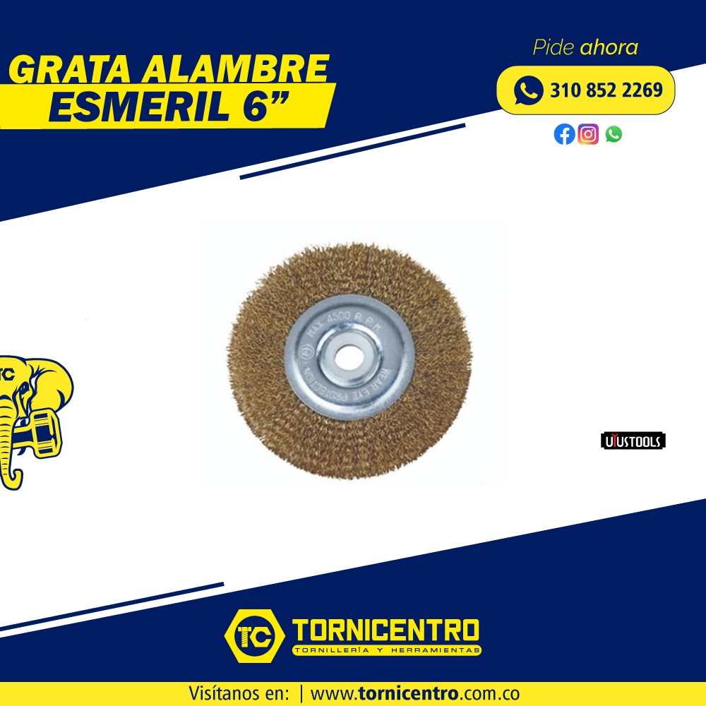GRATA ALAMBRE ESMERIL - UYUSTOOLS