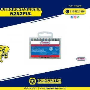 JUEGO PUNTAS ESTRIA N2X2PUL