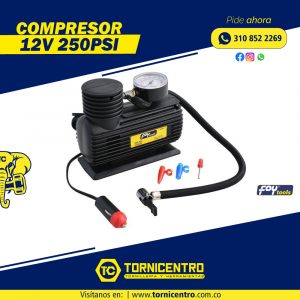 COMPRESOR 12V 250PSI