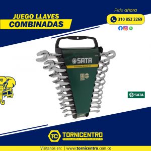 JUEGO LLAVES COMBINADAS - SATA