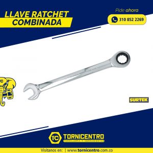 LLAVE COMBINADA RATCHET - SURTEK