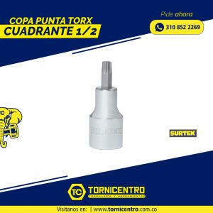 COPA PUNTA TORX CUADRANTE 1/2 - SURTEK