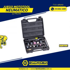 JUEGO MOTOTOOL NEUMATICO - SURTEK
