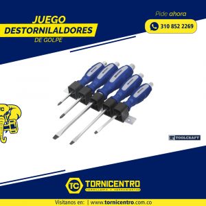 JUEGO DESTORNILLADORES DE GOLPE