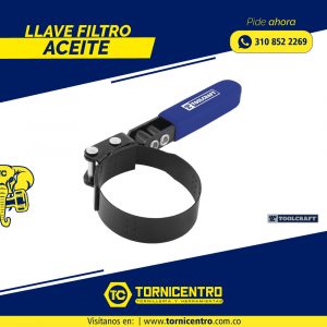 LLAVE FILTRO ACEITE - TOOLCRAFT