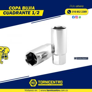 COPA BUJIA CUADRANTE 1/2 - TOOLCRAFT