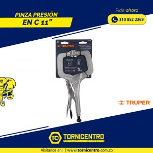 PINZA PRESIÓN EN C - TRUPER