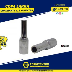 COPA LARGA CUADRANTE 1/2 - 6 PUNTAS  - UYUSTOOLS
