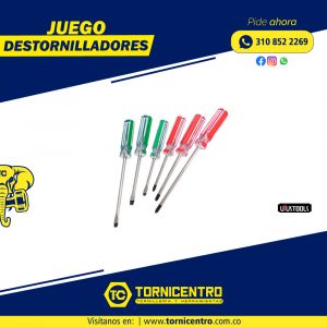 JUEGO DESTORNILLADORES - UYUSTOOLS