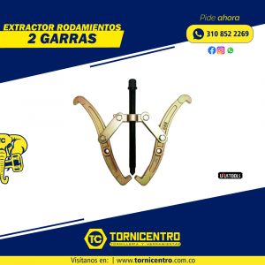 EXTRACTOR RODAMIENTOS 2 GARRAS