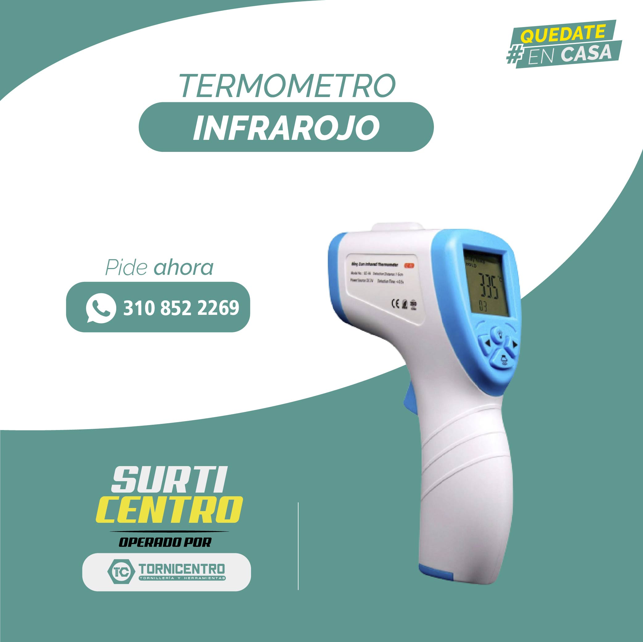 TERMÓMETRO INFRARROJO