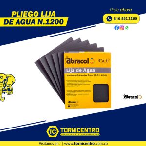 PLIEGO LIJA D/AGUA N.1200